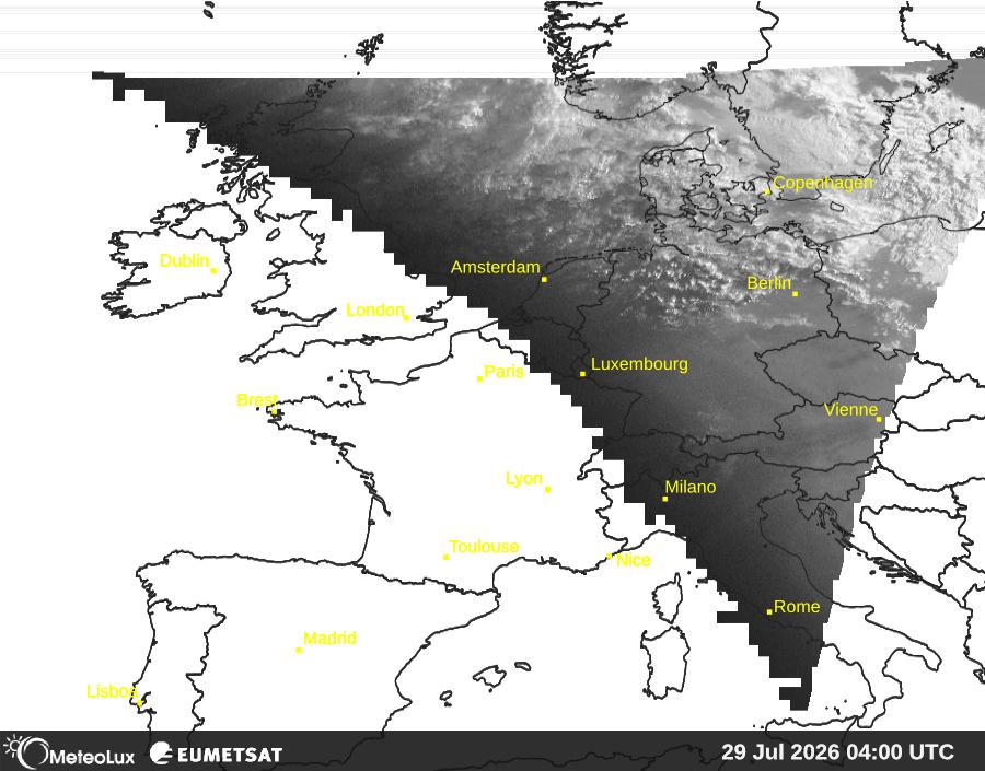 Wiedergabe von visuellen Satellitenbildern