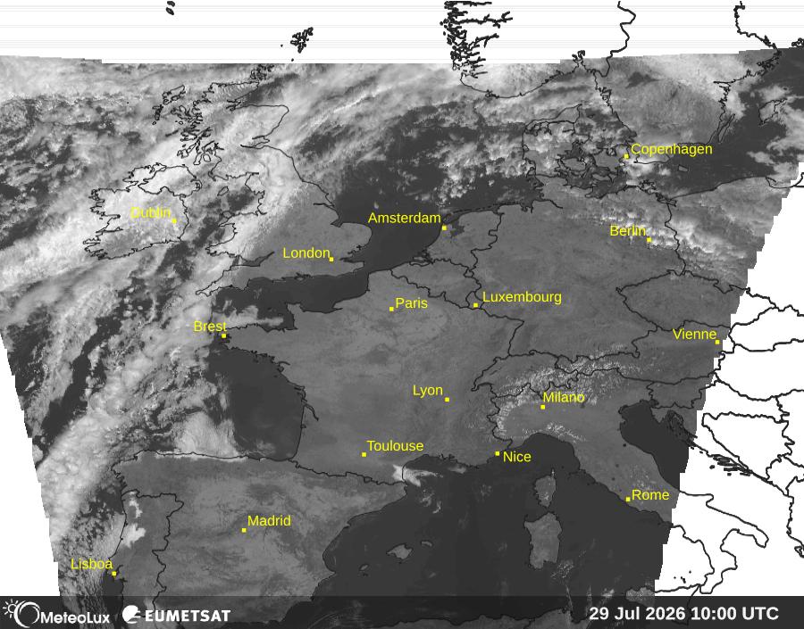 Wiedergabe von visuellen Satellitenbildern