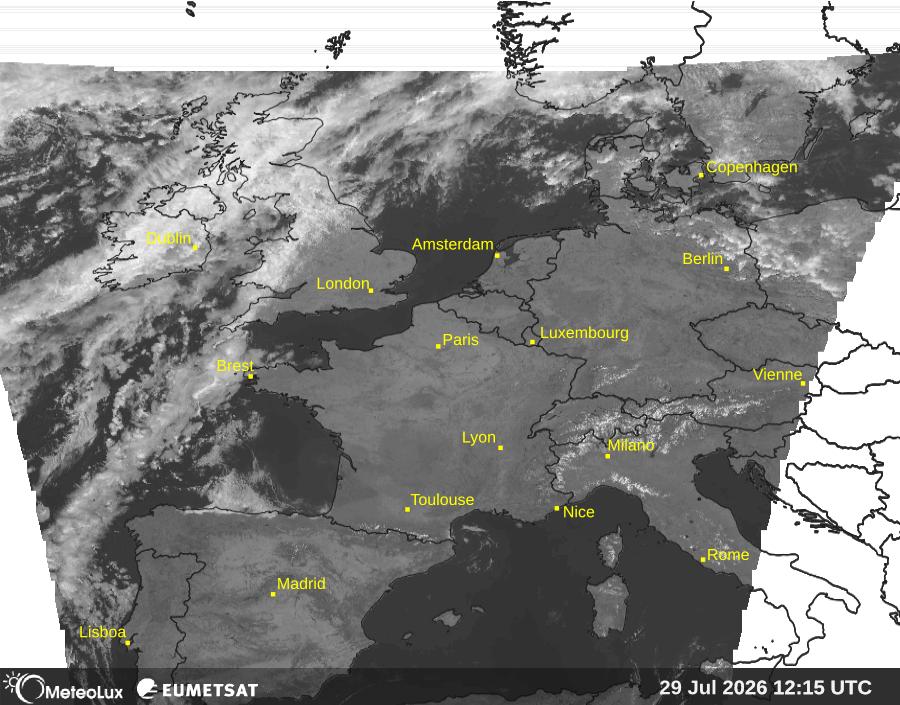 Wiedergabe von visuellen Satellitenbildern