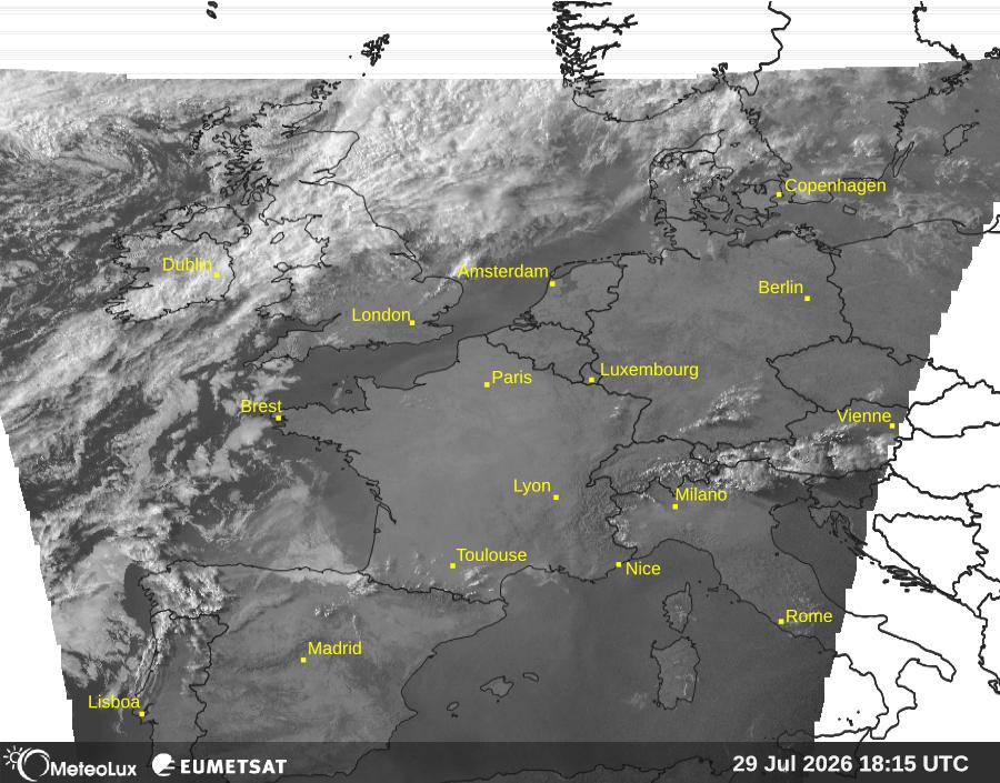 Wiedergabe von visuellen Satellitenbildern