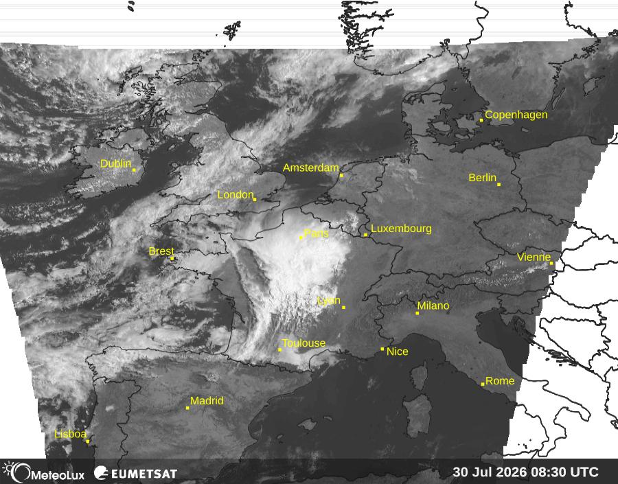 Wiedergabe von visuellen Satellitenbildern