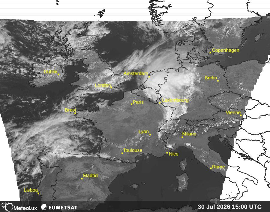 Wiedergabe von visuellen Satellitenbildern
