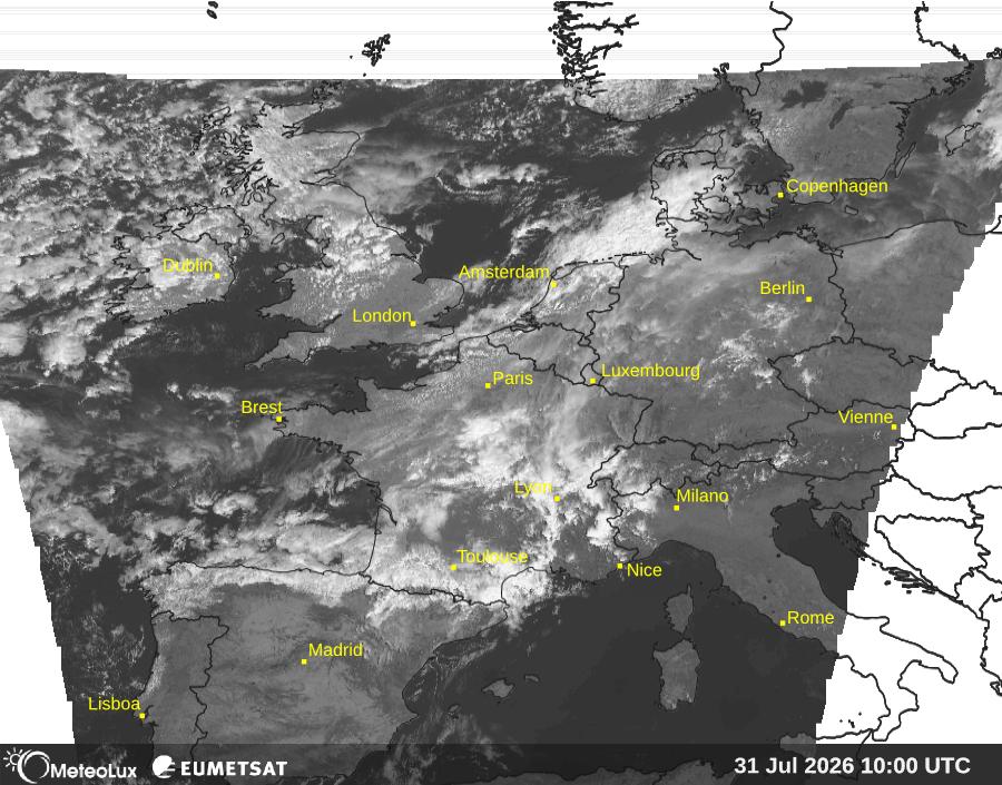Wiedergabe von visuellen Satellitenbildern