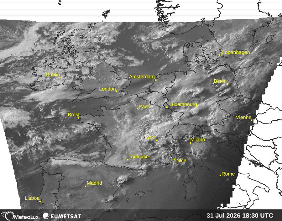 Wiedergabe von visuellen Satellitenbildern
