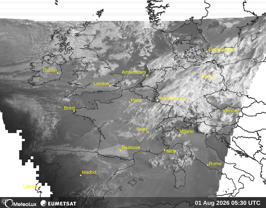 Wiedergabe von visuellen Satellitenbildern