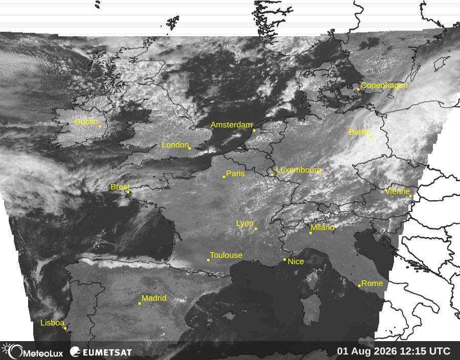 Wiedergabe von visuellen Satellitenbildern