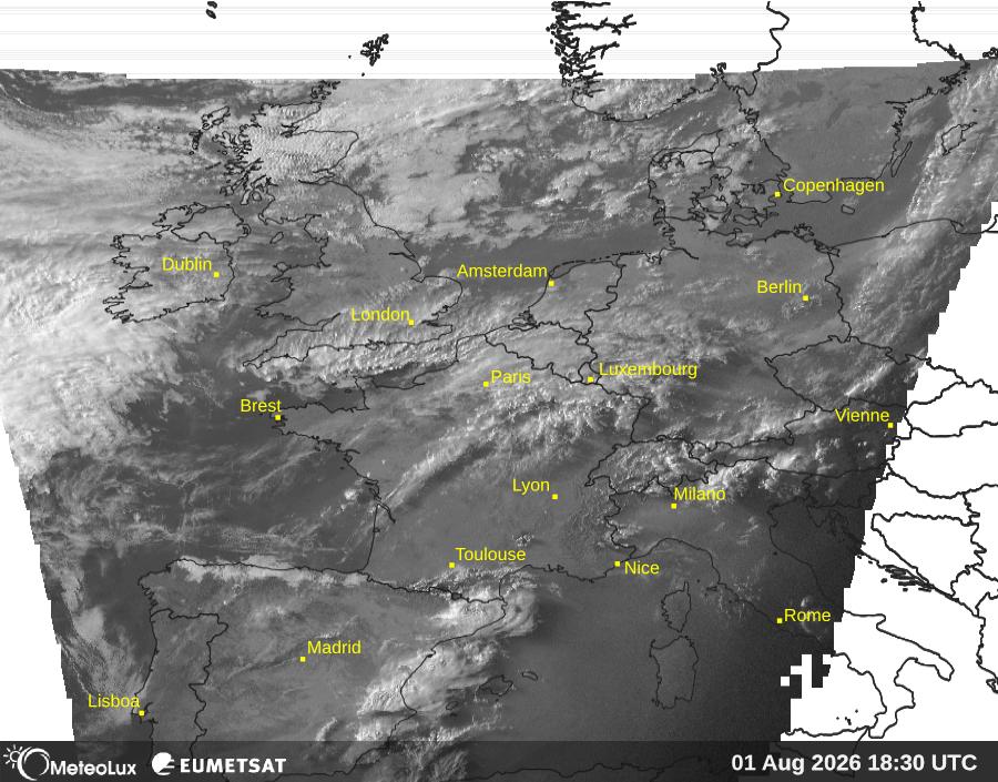 Wiedergabe von visuellen Satellitenbildern