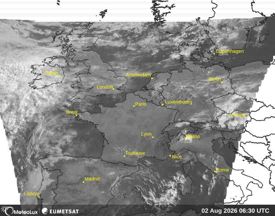 Wiedergabe von visuellen Satellitenbildern