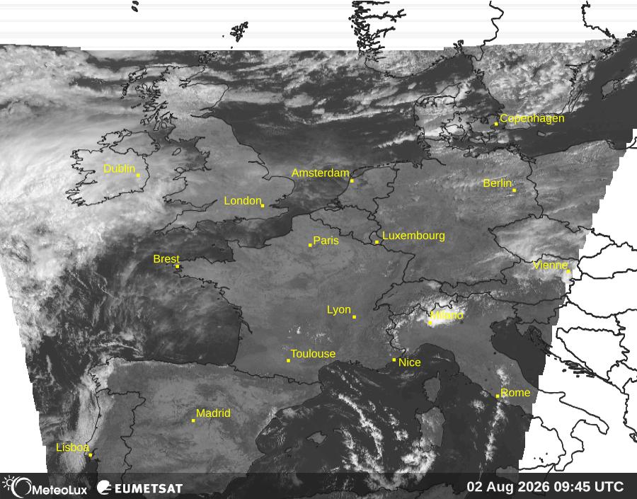 Wiedergabe von visuellen Satellitenbildern