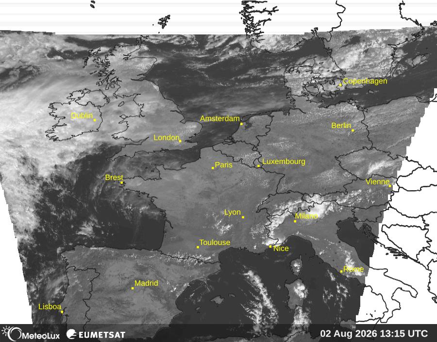 Wiedergabe von visuellen Satellitenbildern