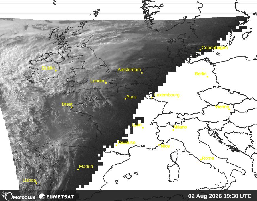 Wiedergabe von visuellen Satellitenbildern