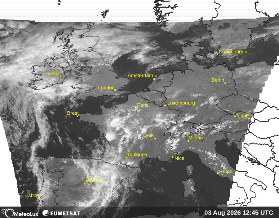 Wiedergabe von visuellen Satellitenbildern