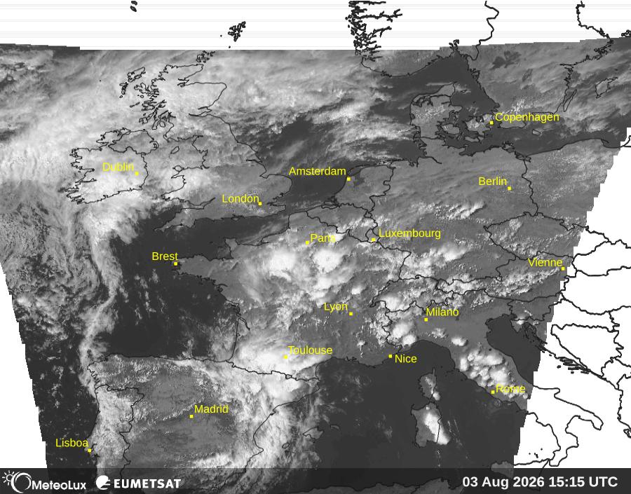 Wiedergabe von visuellen Satellitenbildern