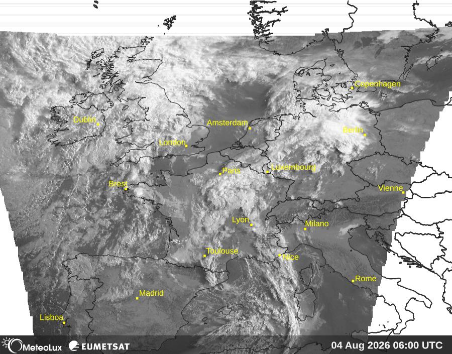 Wiedergabe von visuellen Satellitenbildern