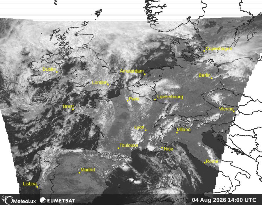 Wiedergabe von visuellen Satellitenbildern
