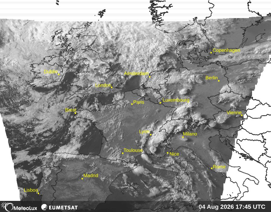Wiedergabe von visuellen Satellitenbildern