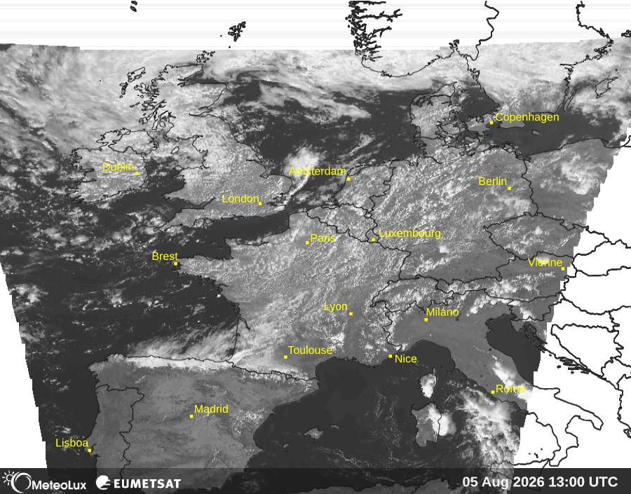 Wiedergabe von visuellen Satellitenbildern