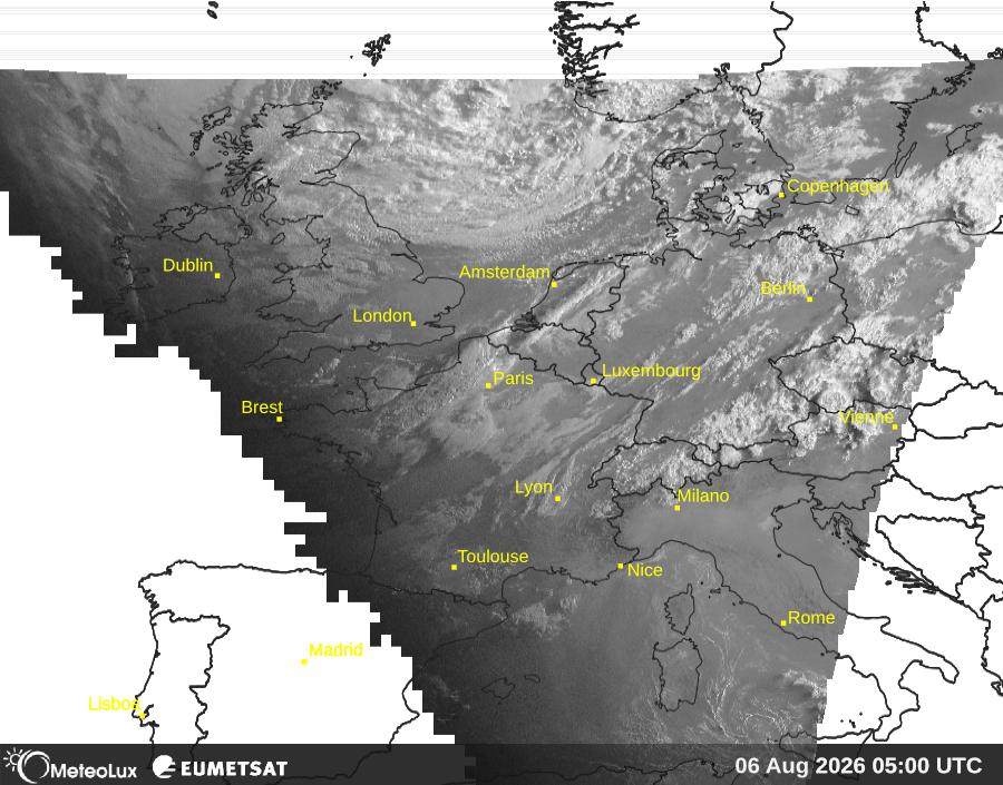 Wiedergabe von visuellen Satellitenbildern