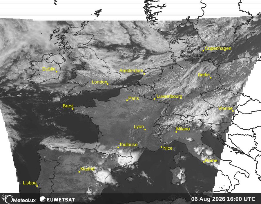 Wiedergabe von visuellen Satellitenbildern
