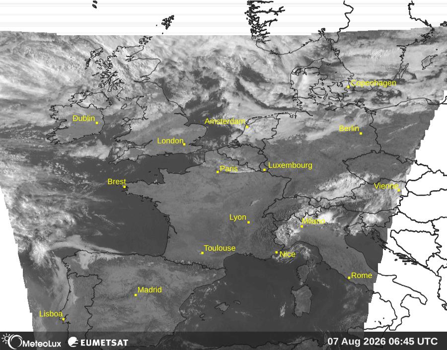 Wiedergabe von visuellen Satellitenbildern