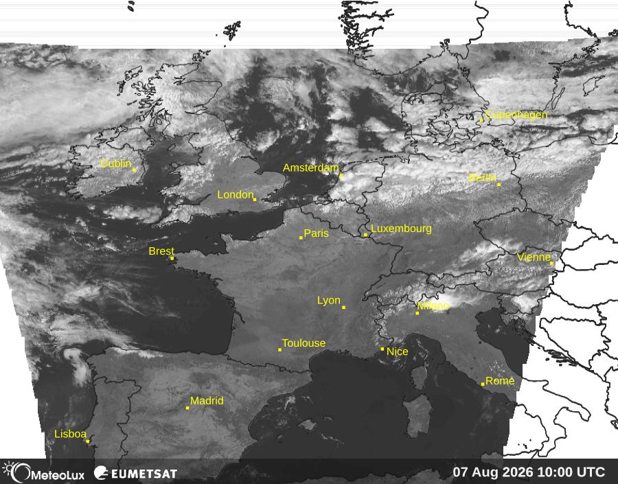 Wiedergabe von visuellen Satellitenbildern