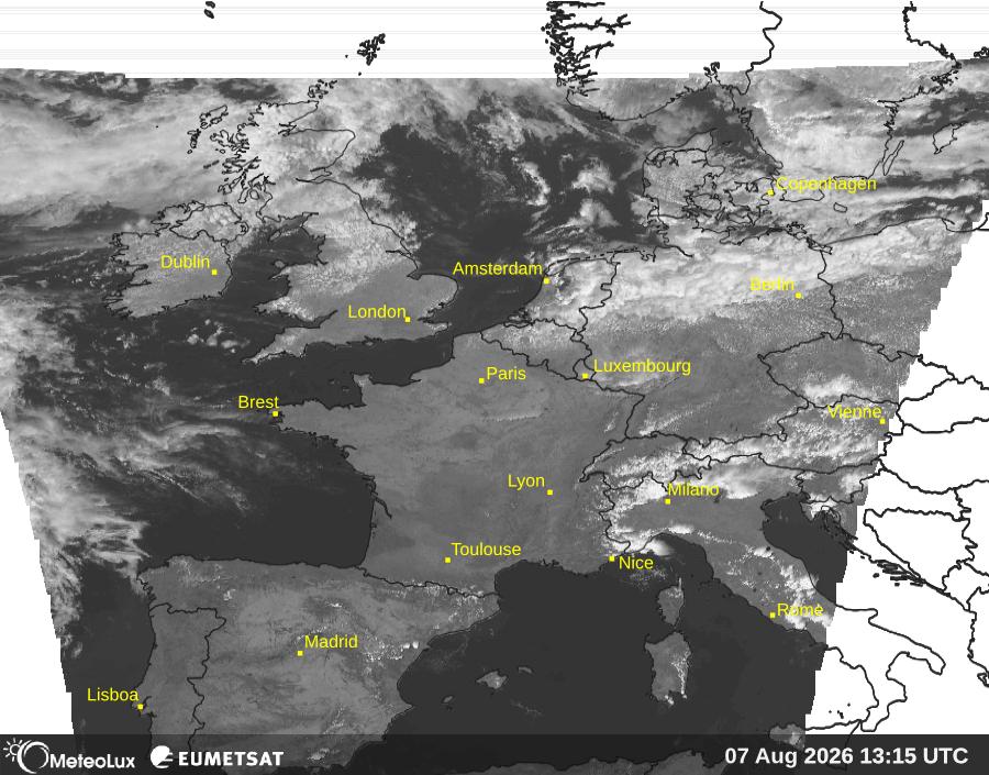 Wiedergabe von visuellen Satellitenbildern