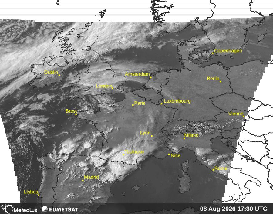 Wiedergabe von visuellen Satellitenbildern