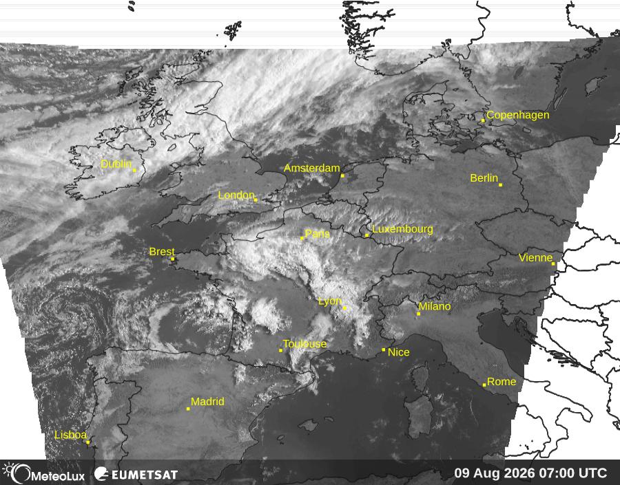 Wiedergabe von visuellen Satellitenbildern