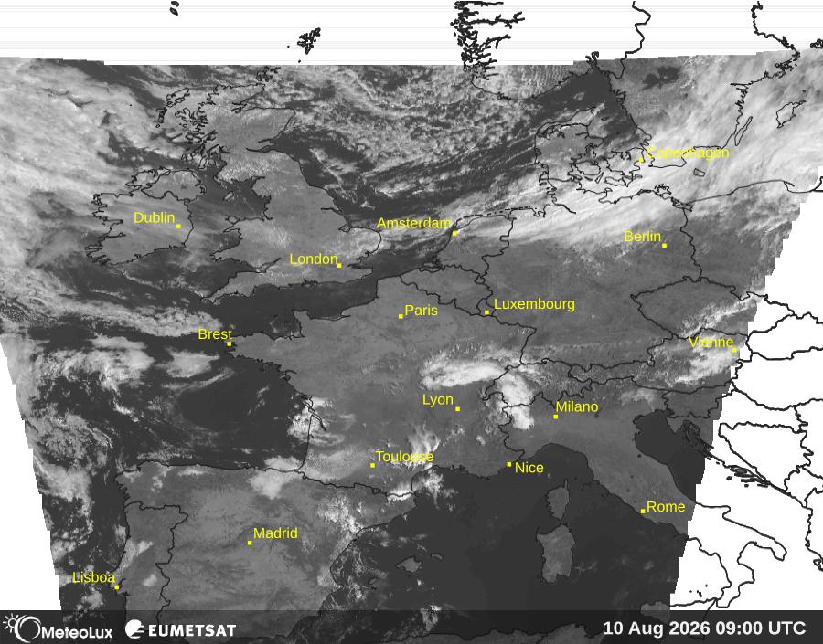 Wiedergabe von visuellen Satellitenbildern