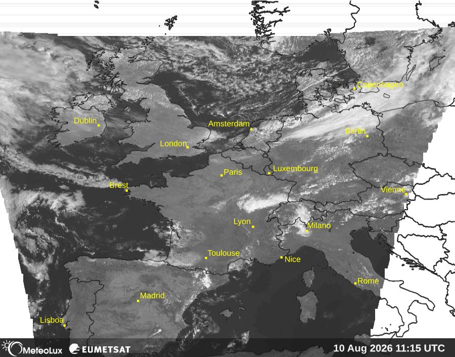 Wiedergabe von visuellen Satellitenbildern