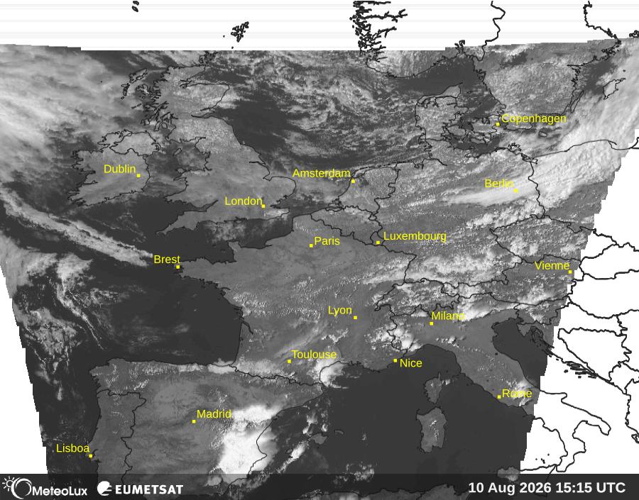 Wiedergabe von visuellen Satellitenbildern