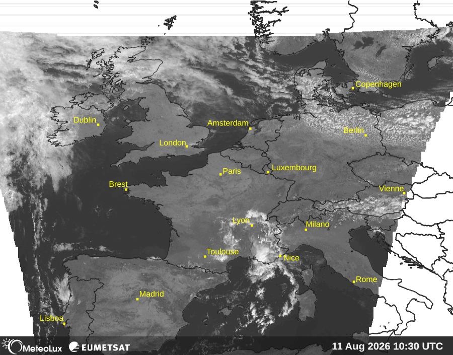 Wiedergabe von visuellen Satellitenbildern