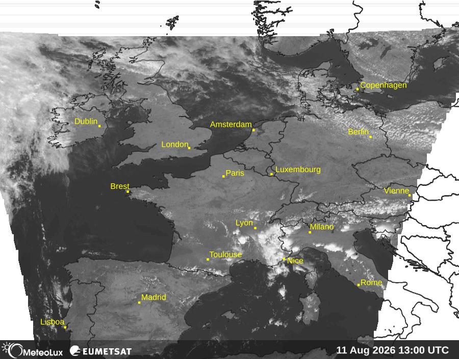 Wiedergabe von visuellen Satellitenbildern