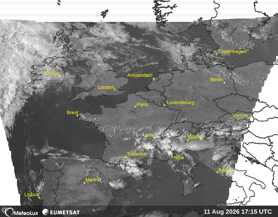 Wiedergabe von visuellen Satellitenbildern
