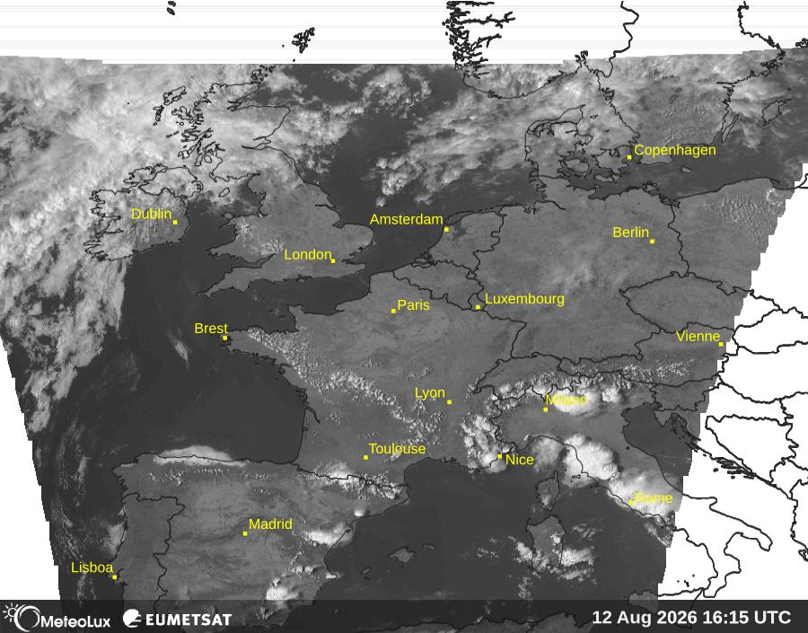 Wiedergabe von visuellen Satellitenbildern