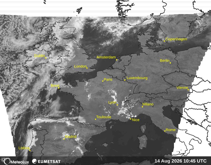 Wiedergabe von visuellen Satellitenbildern