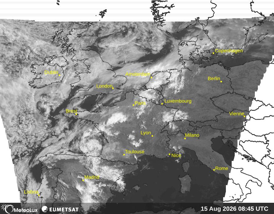 Wiedergabe von visuellen Satellitenbildern