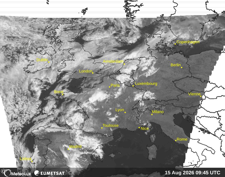 Wiedergabe von visuellen Satellitenbildern