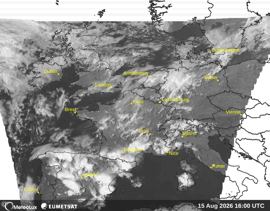 Wiedergabe von visuellen Satellitenbildern