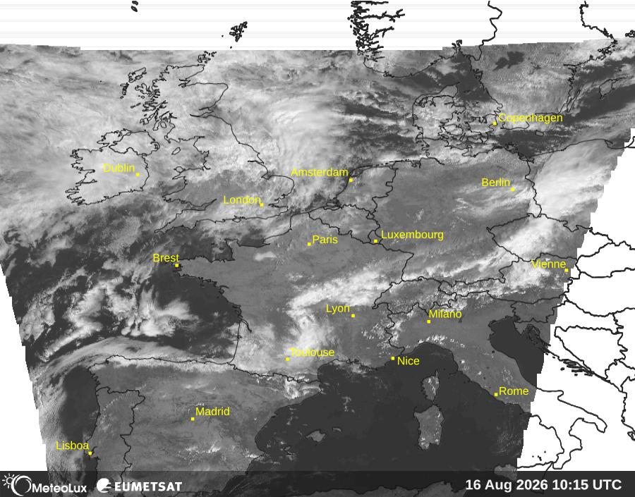 Wiedergabe von visuellen Satellitenbildern