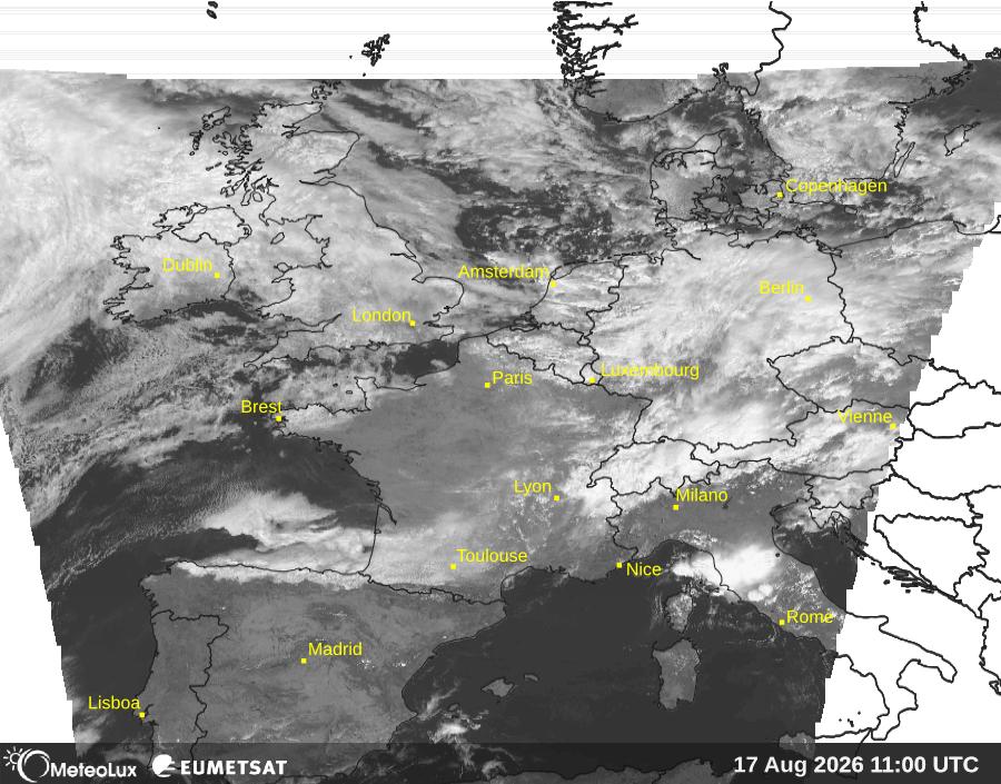 Wiedergabe von visuellen Satellitenbildern
