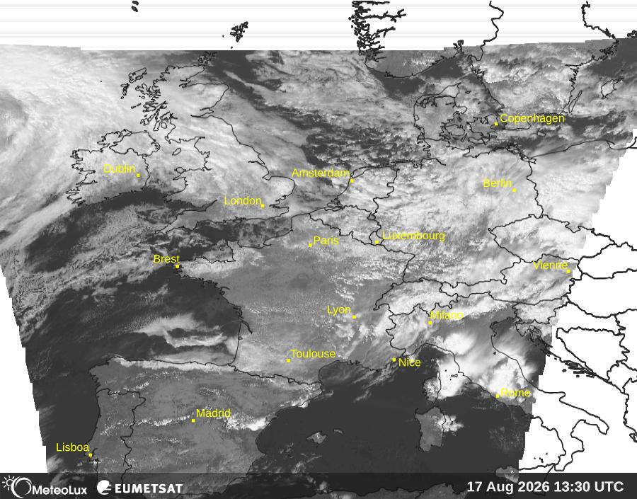 Wiedergabe von visuellen Satellitenbildern