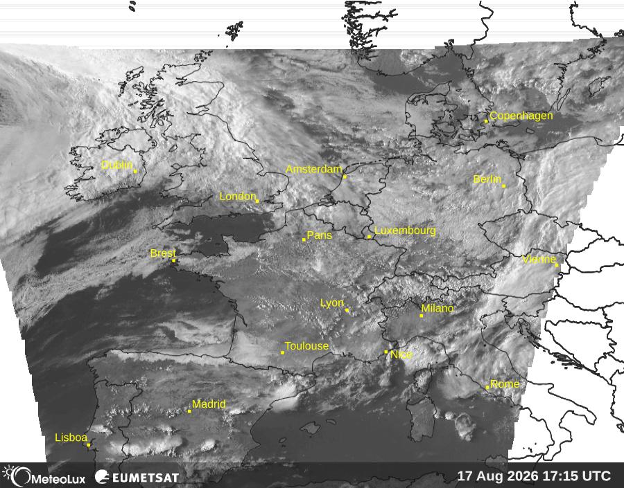 Wiedergabe von visuellen Satellitenbildern