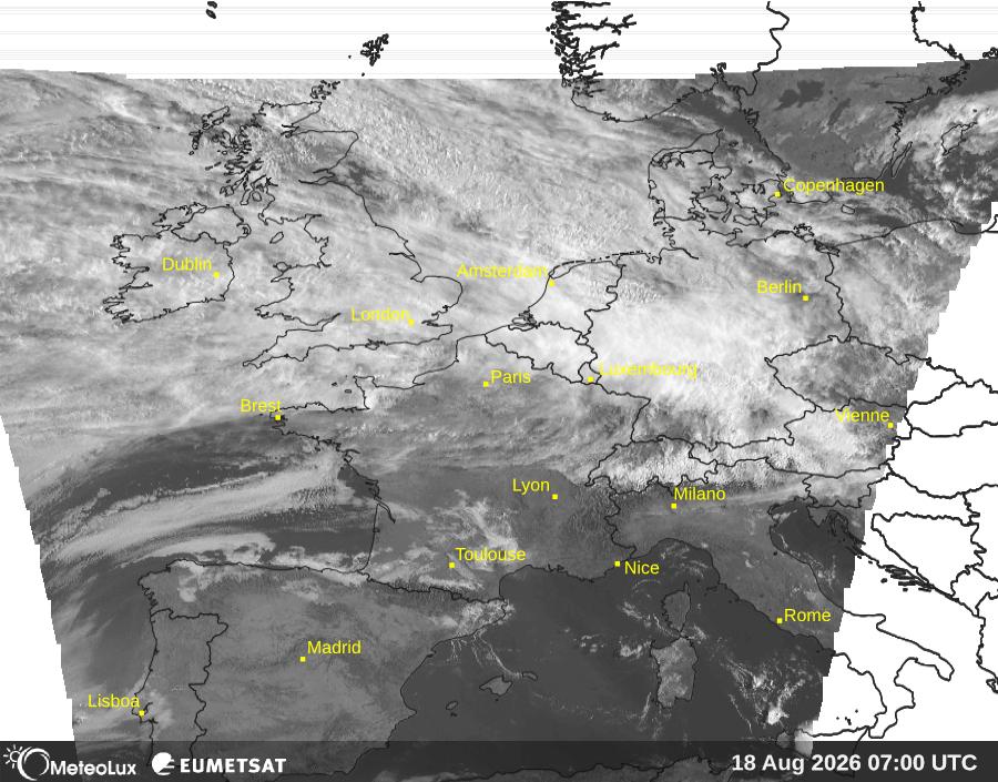 Wiedergabe von visuellen Satellitenbildern