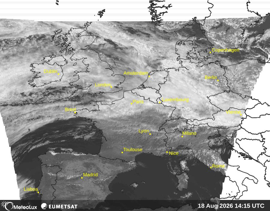 Wiedergabe von visuellen Satellitenbildern