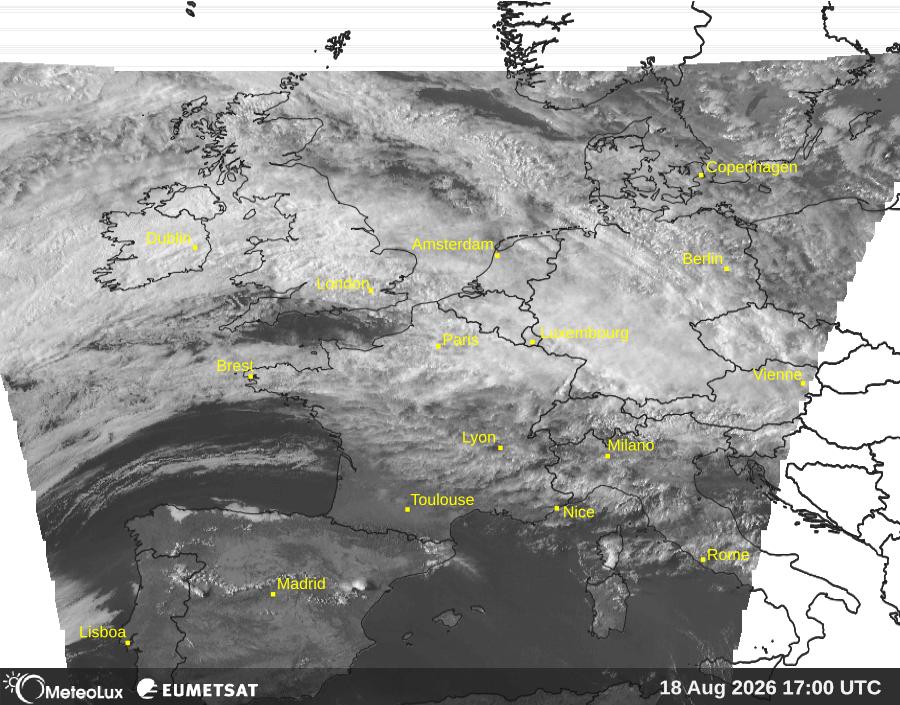 Wiedergabe von visuellen Satellitenbildern
