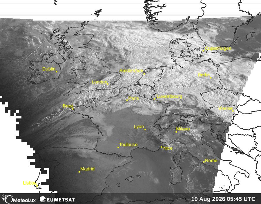 Wiedergabe von visuellen Satellitenbildern
