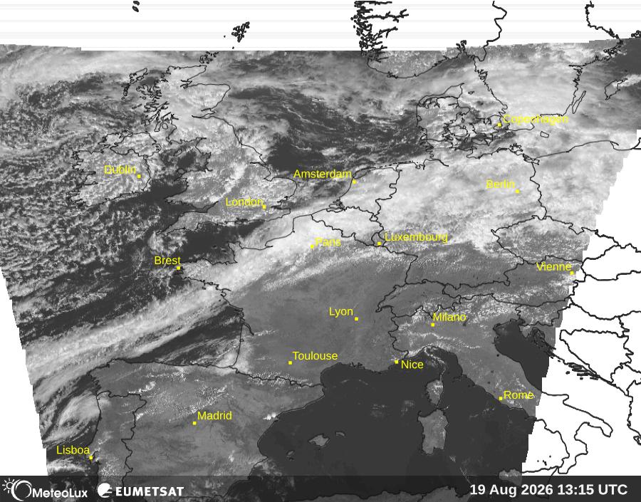 Wiedergabe von visuellen Satellitenbildern