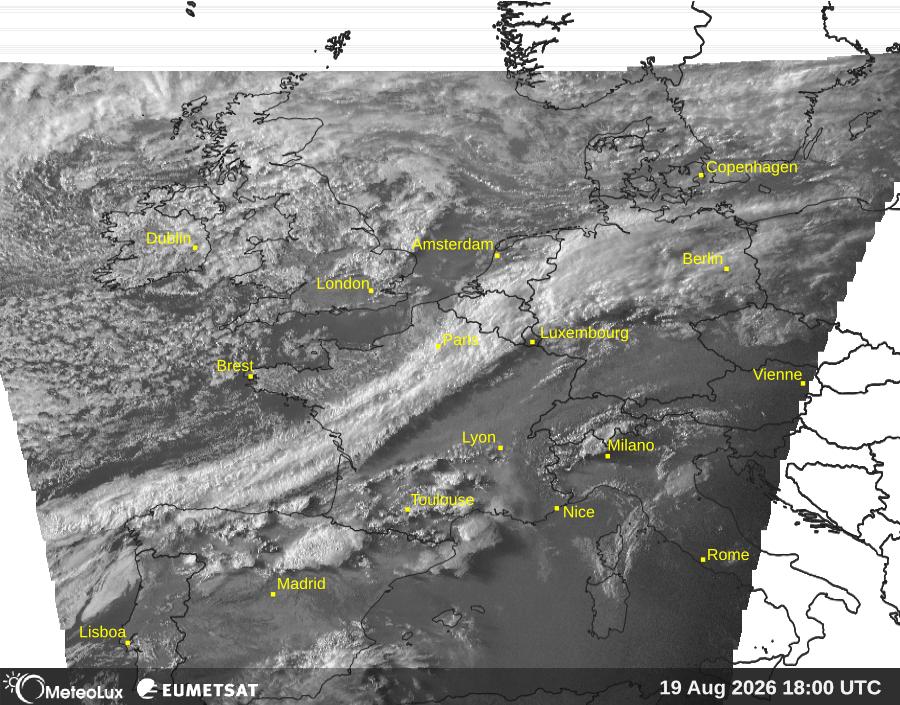 Wiedergabe von visuellen Satellitenbildern