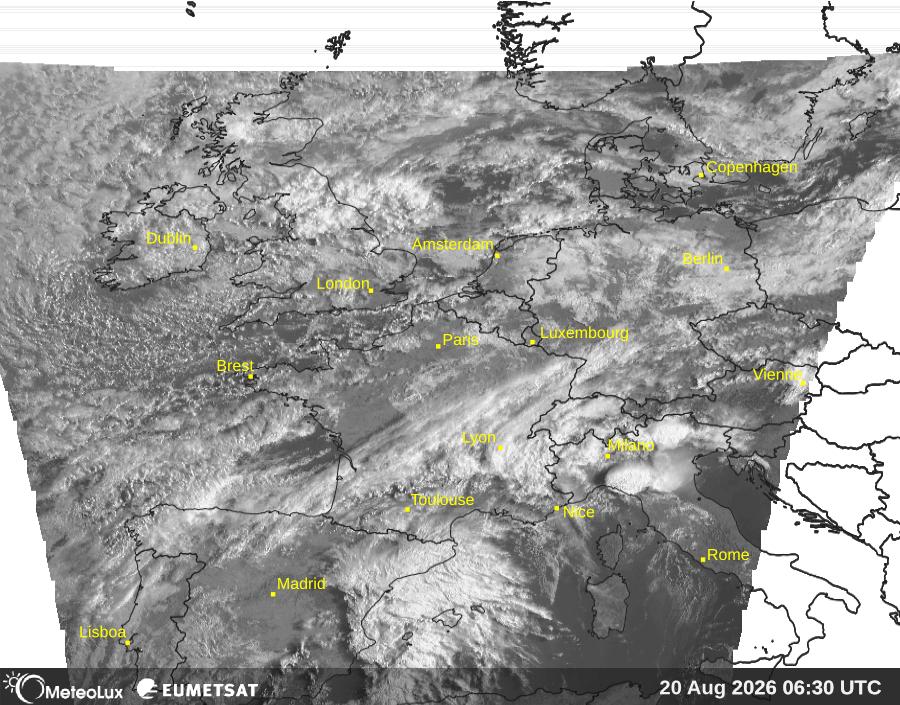 Wiedergabe von visuellen Satellitenbildern